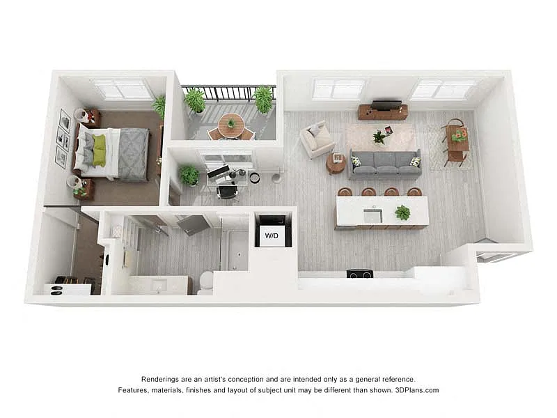 Floor plan 1X1 A3