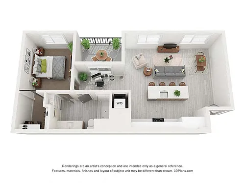 Floor plan 1X1 A3