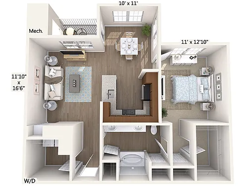 Floor plan A4-H-Floor1