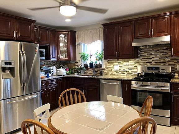 Kitchen undergoing renovation in April. This photo is illustrative.