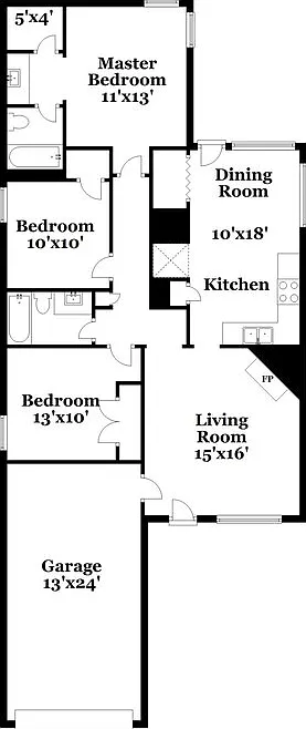 3 bed, 2.0 bath, 1183 sqft, $1,655 — Photo 2