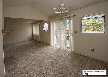 Dining area leading to Deck