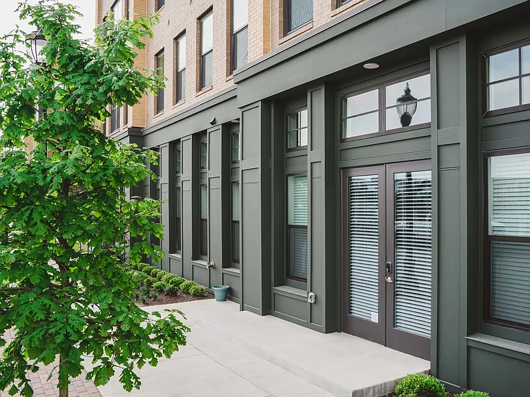 Unique exterior facades
