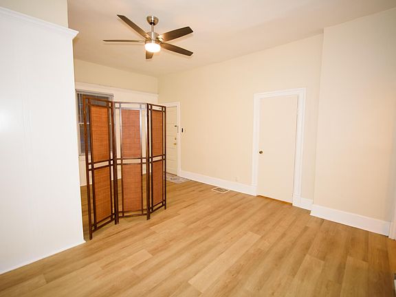 Bedroom section of open living sleeping room