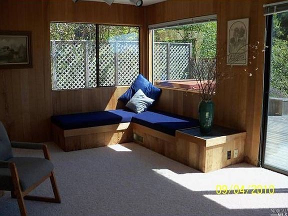 window seats and spa