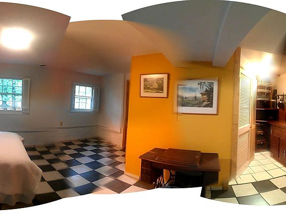 Panoramic of interior of apt