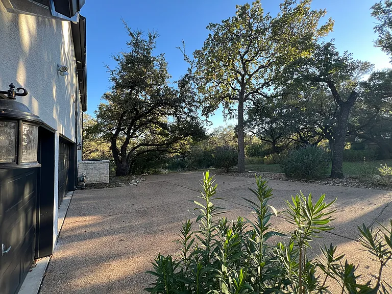 extended driveway, great for parking more cars, ATV, and golf carts!