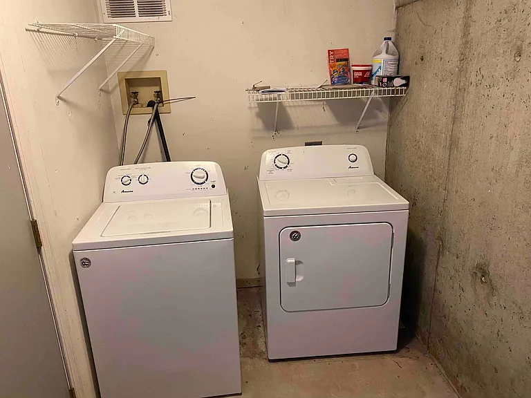 Washer and dryer included