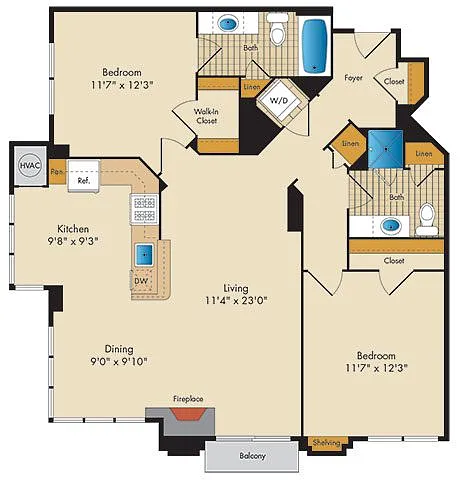Floor plan B6