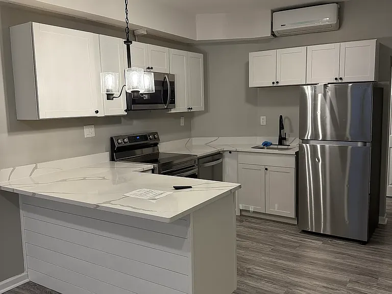 Newly renovated Kitchen with island high end appliances