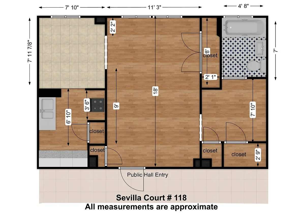 Floor plan Miami 18s