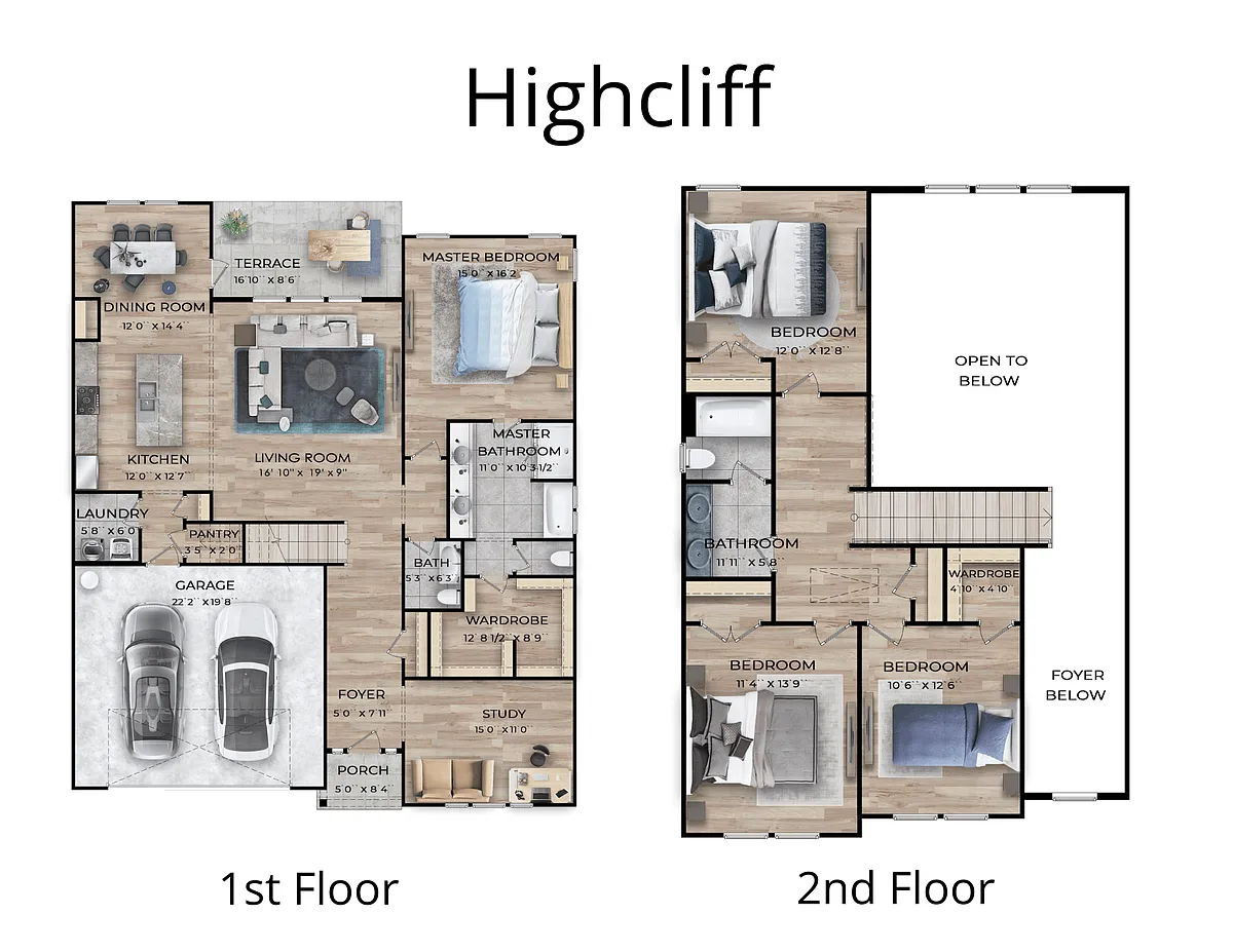 Floor plan Highcliff