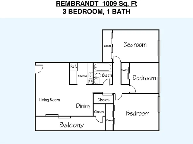 Floor plan Rembrandt