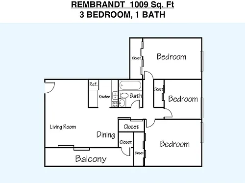 Floor plan Rembrandt