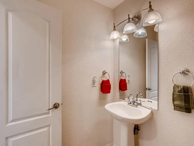 Main floor powder room