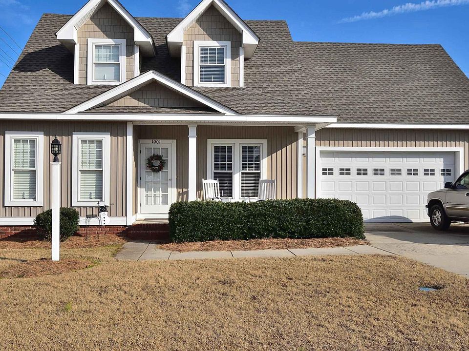 Exterior View with Two Car Garage