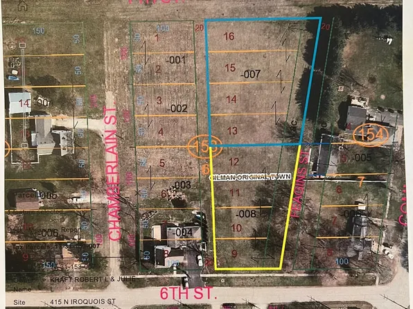 Lots 9 12 & 13 16 6th St, Gilman, IL 60938