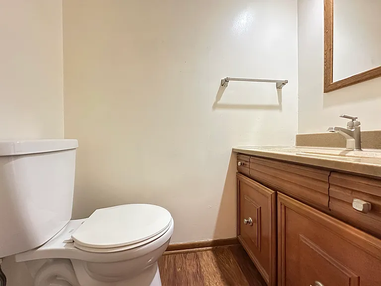 Half bathroom on main floor