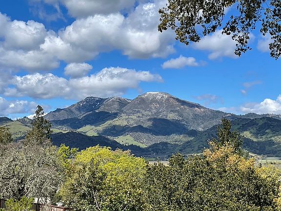 View of Mt. St. Helena from House