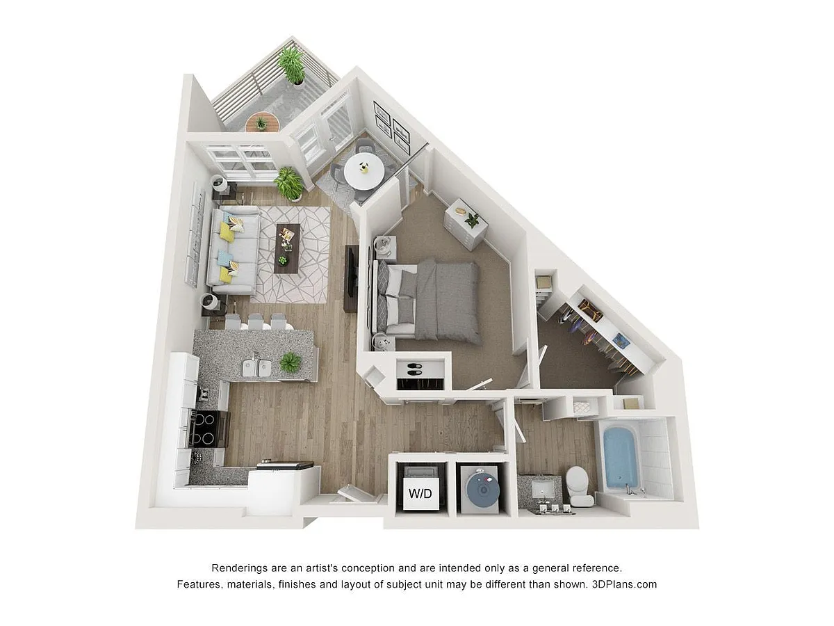 Floor plan The Odell