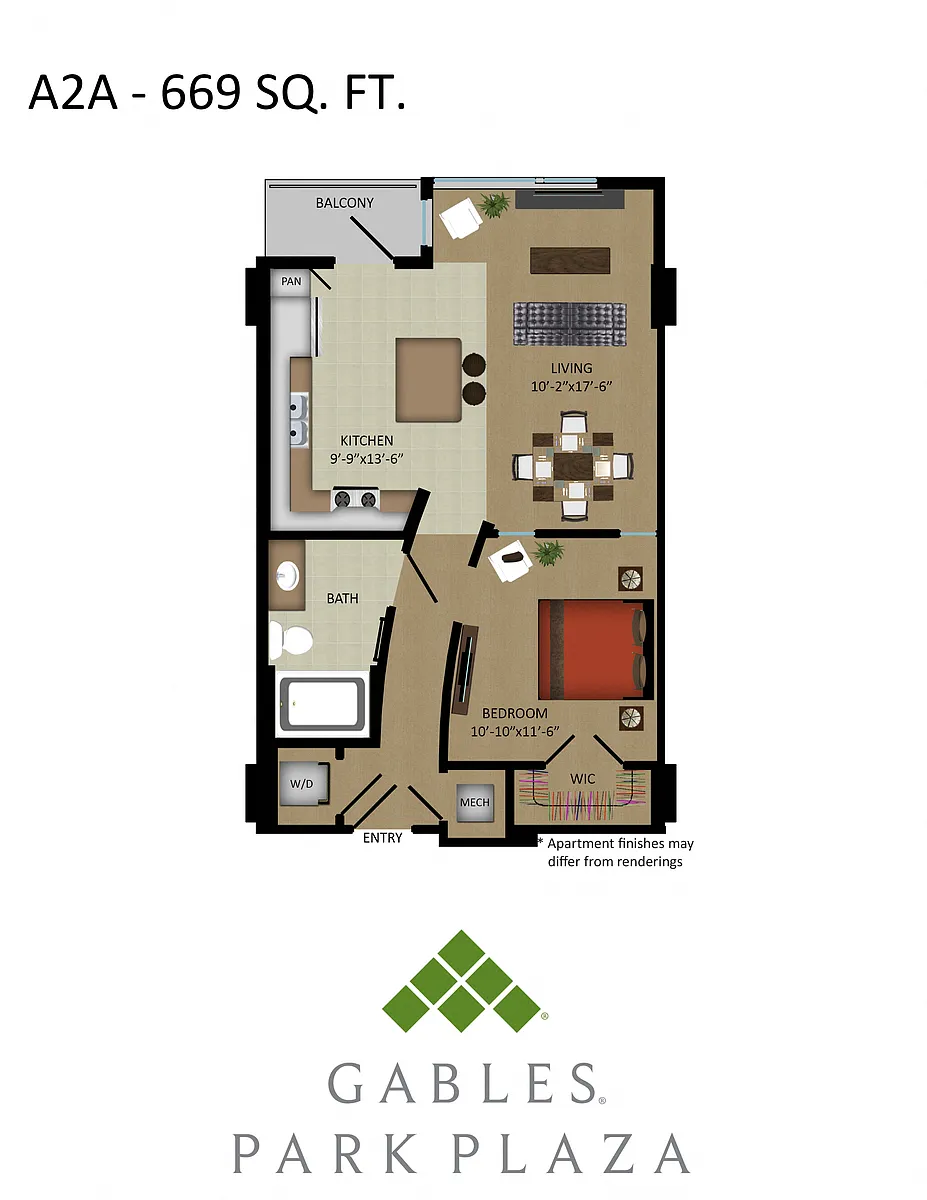 Floor plan A2A
