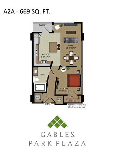 Floor plan A2A