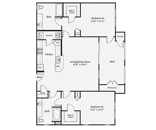 Floor plan B6