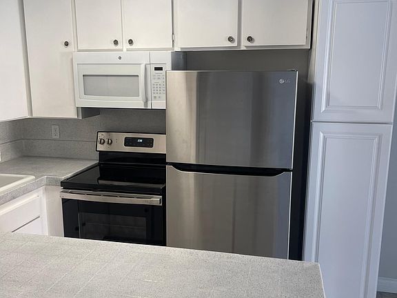 ample cabinets in kitchen