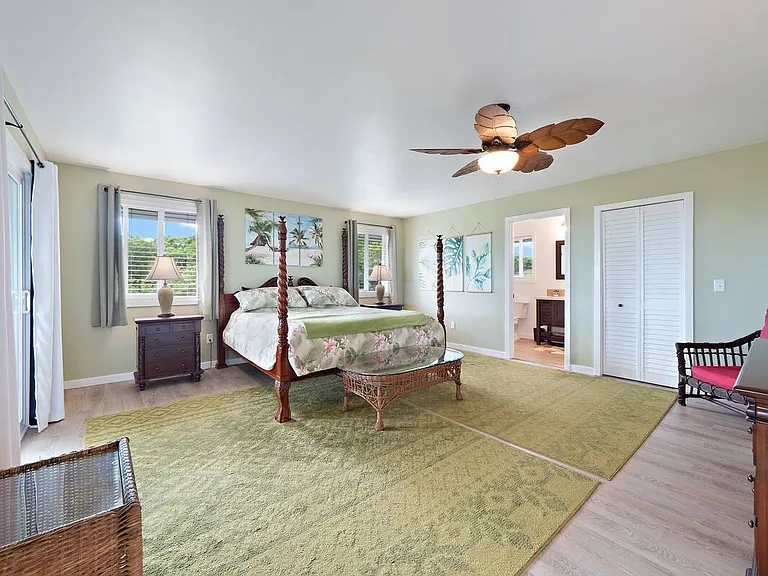 Master Bedroom has both an attached private bath and walk in closet