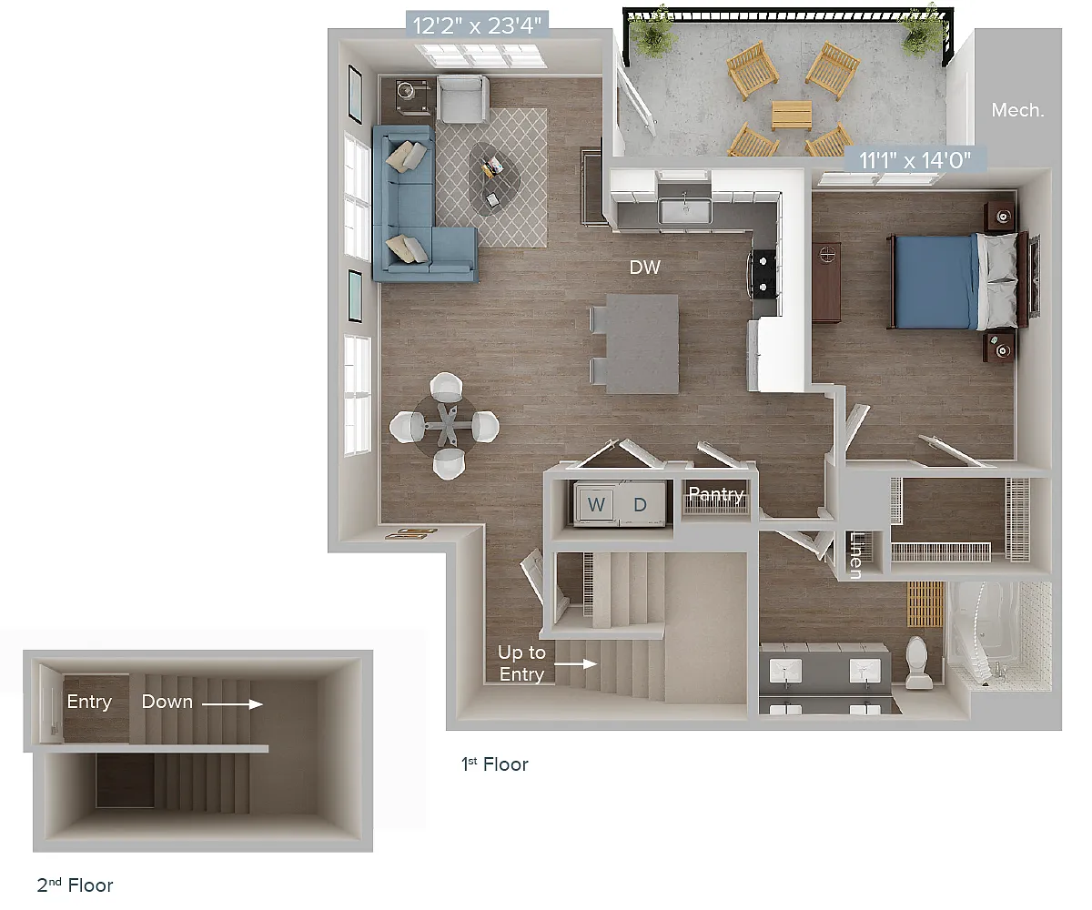 Floor plan A4-1018