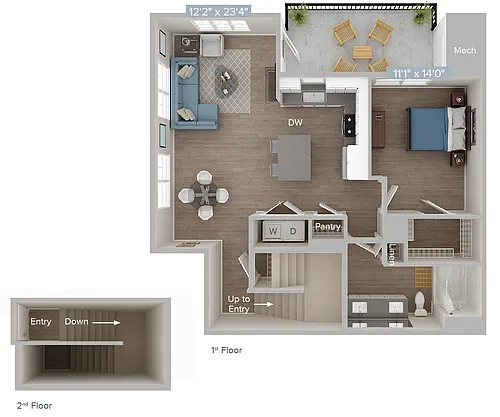 Floor plan A4-1018