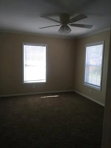Plush Carpeting and Ceiling Fans in Bedrooms Plush Carpeting and Ceiling Fans in Bedrooms