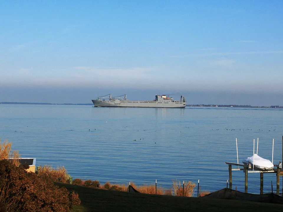 typical ship on its way to Baltimore