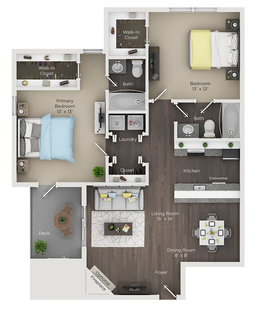 Floor plan C1R