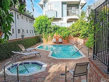 Pool in the townhouse complex