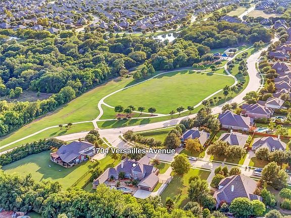 Aerial shot with view of Stacy Ridge Estates Park & Playgound.