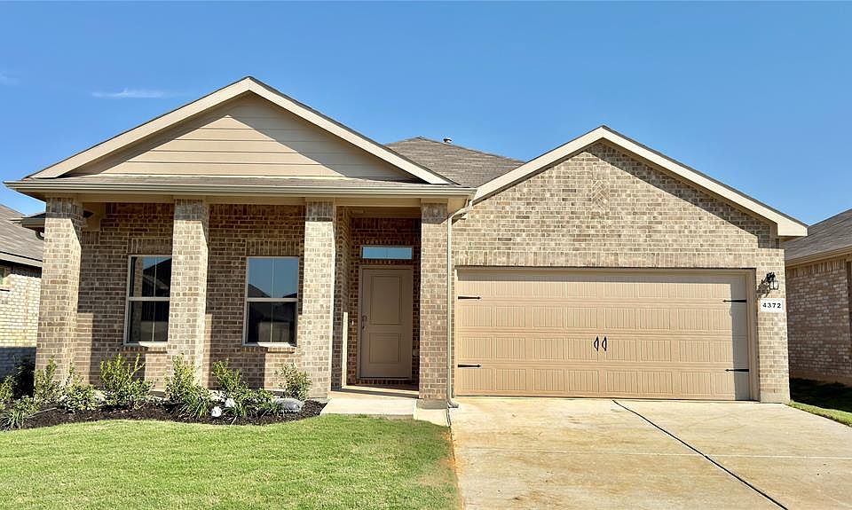 Front Elevation - D.R. Horton''''s StarkvilleFloorplan Elevation D- All Home and community information, including pricing, included features, terms, availability and amenities, are subject to change at any time without notice or obligation. All Drawings, pictures, photographs, video, square footages, floor plans, elevations, features, colors and sizes are approximate for illustration purposes only and will vary from the homes as built.