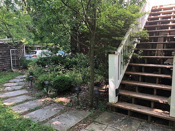 Flagstone walkway and stairway