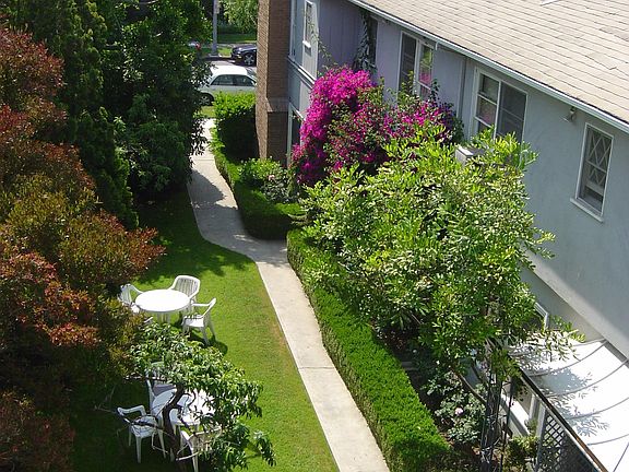 Garden view.