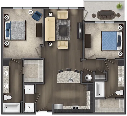 Floor plan Ellington ALT