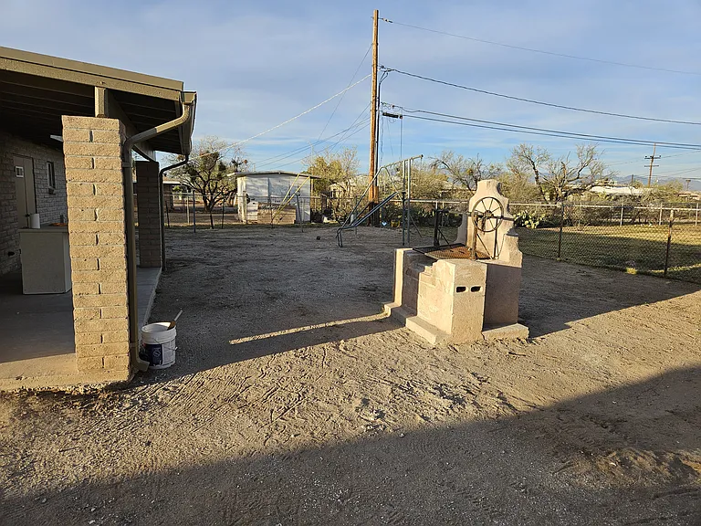 Backyard View from Middle Right Side