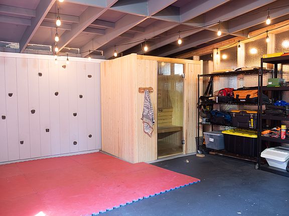 Traditional sauna is the perfect place to relax for 2-3 people