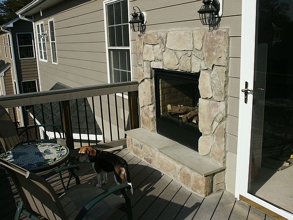 Fireplace/Deck off MBR