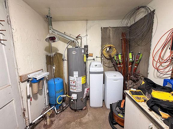 Garden shed interior