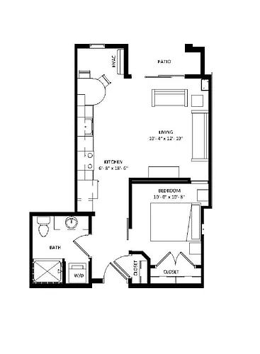 Floor plan Studio