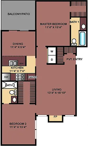 Floor plan 2-2 FLAT