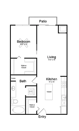 Floor plan A13