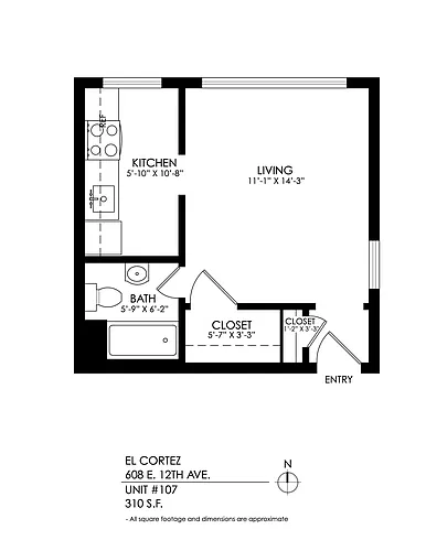Floor plan Studio