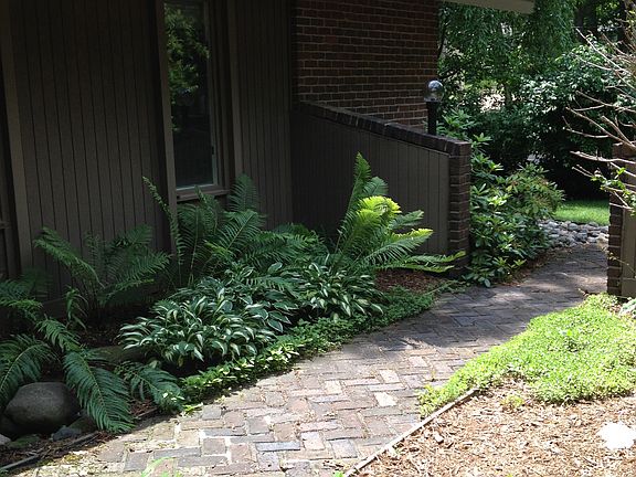 Path to the main entrance