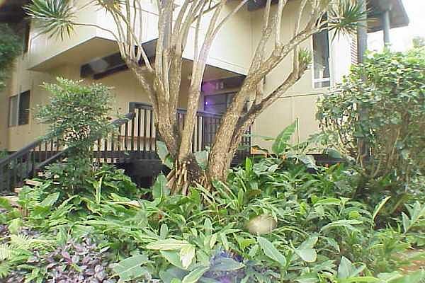 Spacious, private end unit